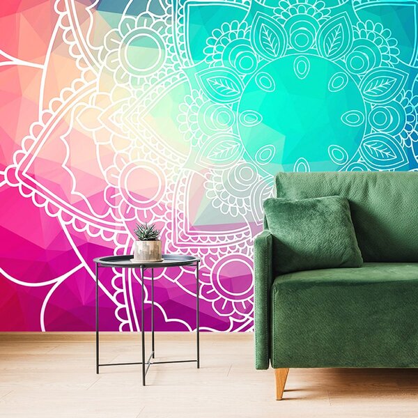 Tapeta pastelowa Mandala