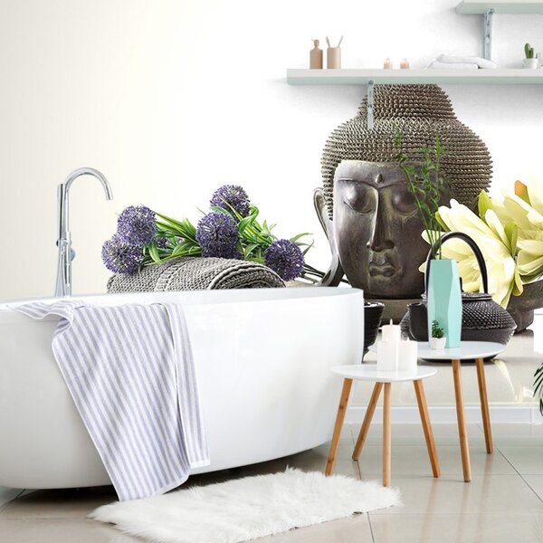 Tapeta wellness martwa natura z Buddą