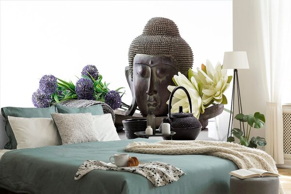 Tapeta wellness martwa natura z Buddą