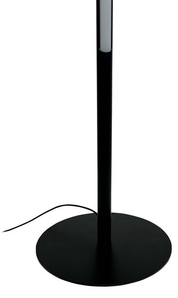 Dyberg Larsen Lampa stojąca designerska Vagner, możliwość ściemniania, czarny, salon / jadalnia, metal, design