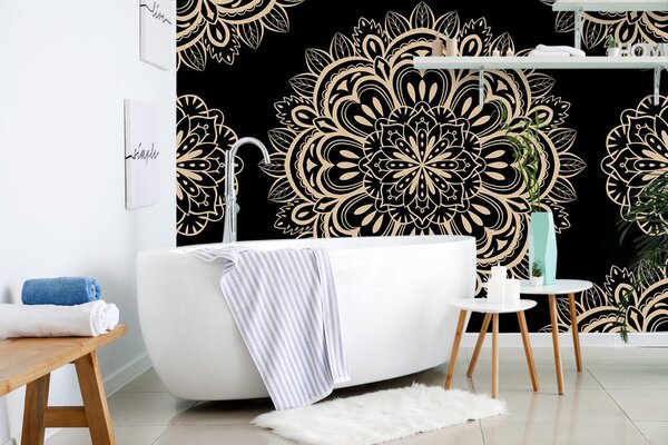 Tapeta Mandala z ciemnym tłem