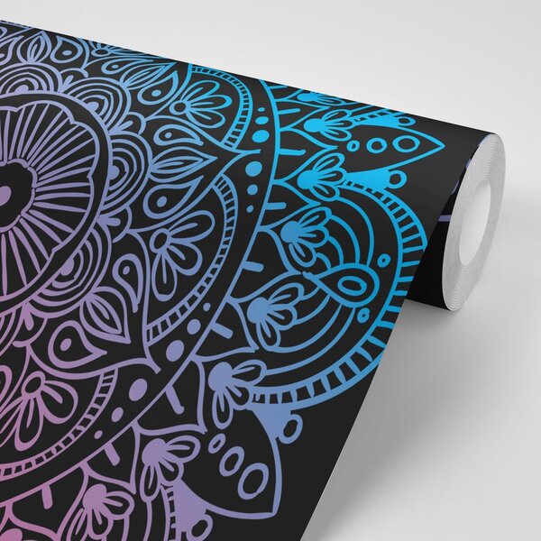 Tapeta Mandala na ciemnym tle