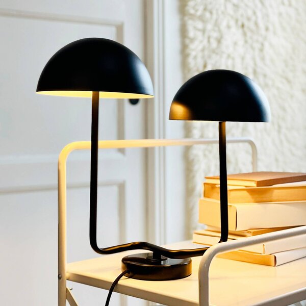 Dyberg Larsen Lampa stołowa design Cluster, czarny, salon / jadalnia, metal, design