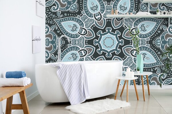 Tapeta Mandala z motywem indyjskim