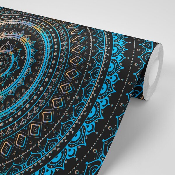 Tapeta Mandala z wzorem słońca