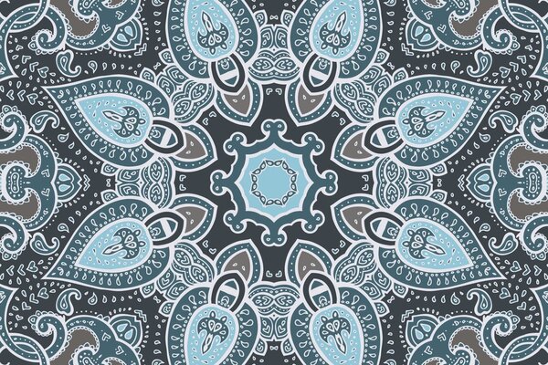 Tapeta Mandala z motywem indyjskim