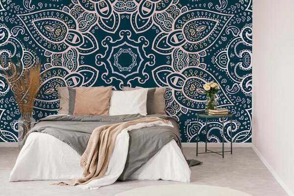 Tapeta Mandala z indyjskim akcentem