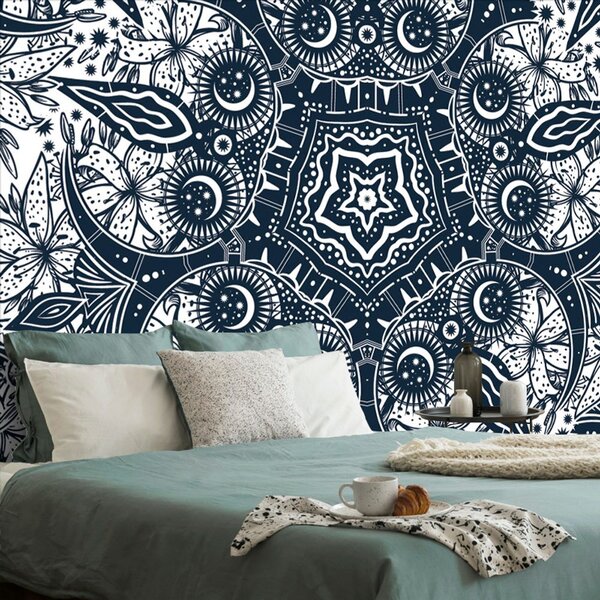 Tapeta ornament dzikiej lilii