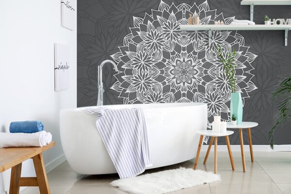 Tapeta Mandala z wiosennym motywem