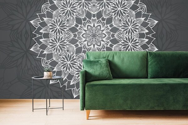 Tapeta Mandala z wiosennym motywem