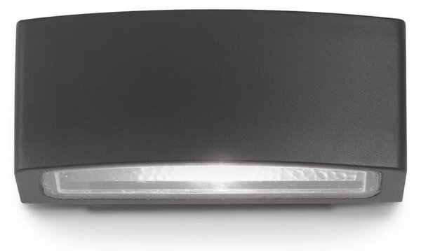 IDEAL LUX Kinkiet zewnętrzny Andromeda, możliwość ściemniania, czarny, łazienka, aluminium, nowoczesny