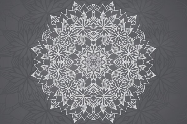 Tapeta Mandala z wiosennym motywem