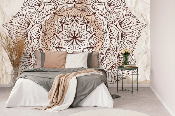 Tapeta abstrakcyjna etniczna mandala