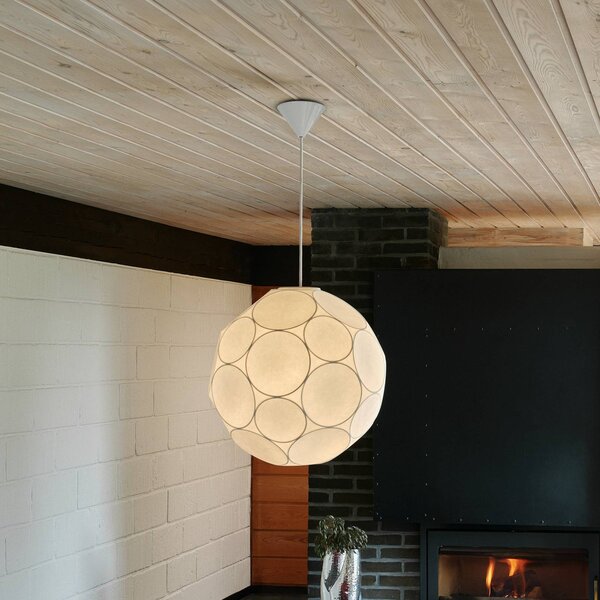 Tom Dixon Lampa wisząca Soft, możliwość ściemniania, biały / opal, salon / jadalnia, tworzywo sztuczne, design