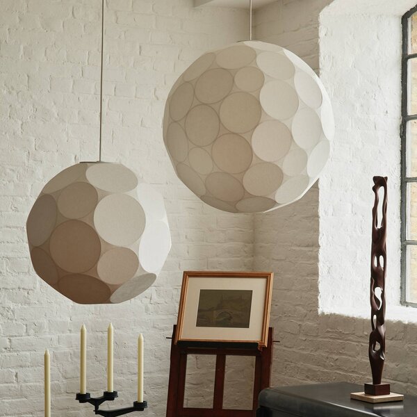 Tom Dixon Lampa wisząca Soft, możliwość ściemniania, biały / opal, salon / jadalnia, tworzywo sztuczne, design