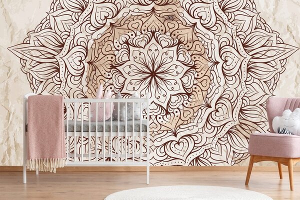 Tapeta abstrakcyjna etniczna mandala