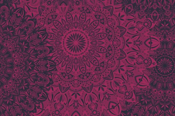 Samoprzylepna tapeta stylowa Mandala