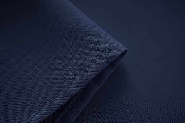 Ciemnoniebieska zasłona OXFORD LIGHT 140x250 cm Zawieszanie: Taśma z wiązaniami