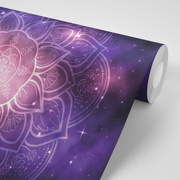 Tapeta Mandala z tłem galaktyki