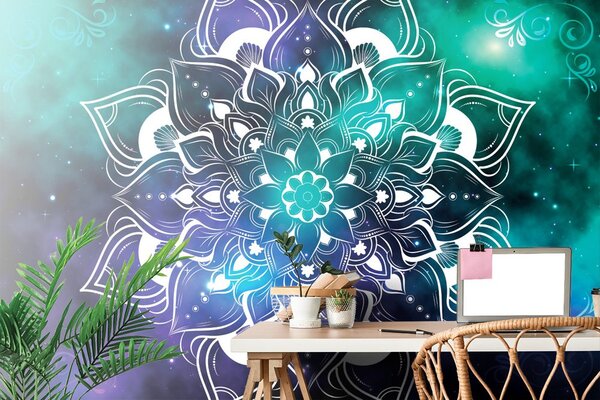 Tapeta nowoczesna mandala z orientalnym wzorem