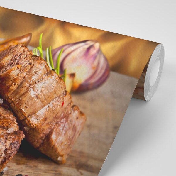 Fototapeta grillowany stek wołowy