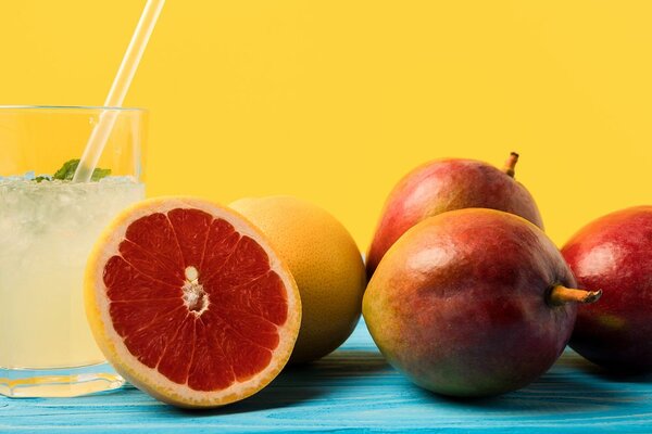 Fototapeta owocowa lemoniada