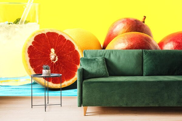 Fototapeta owocowa lemoniada