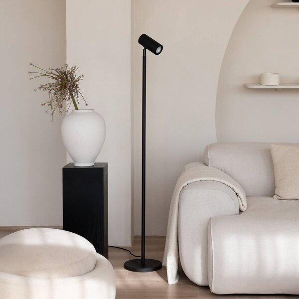 Good & Mojo Lampa stojąca Java, czarny, salon / jadalnia, bambus, design
