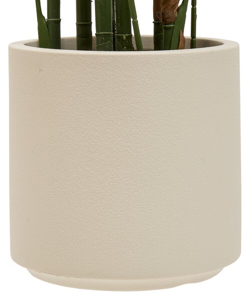 Sztuczna palma w białej ceramicznej donicy MERLO, Ø 110 x 187 cm
