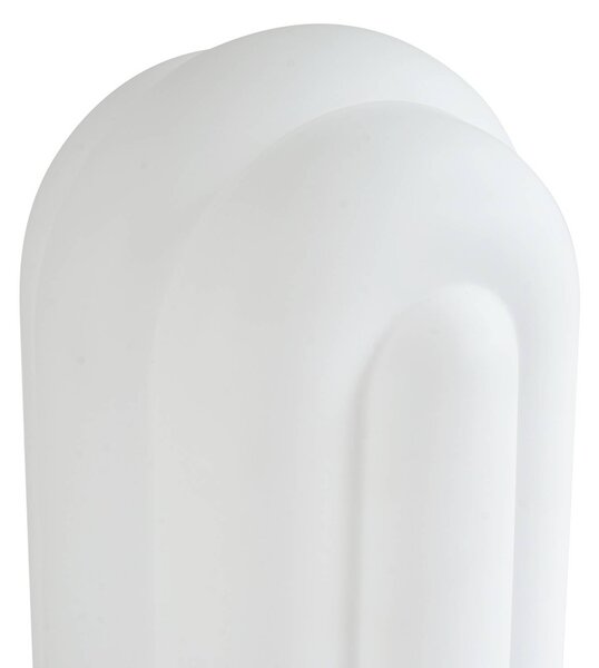 Lampa stołowa LED Lunja Lucande, możliwość ściemniania, biały / opal, salon / jadalnia, szkło, nowoczesny