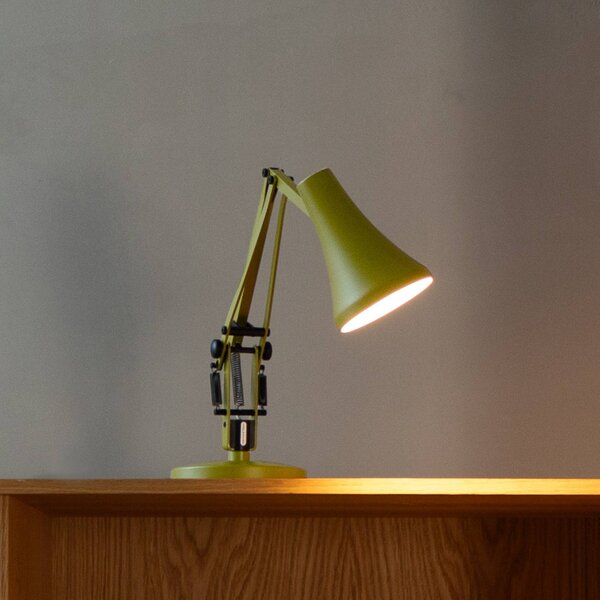 Anglepoise Lampa stołowa 90 MINI VIVID, możliwość ściemniania, zielony, biuro, aluminium, industrialny