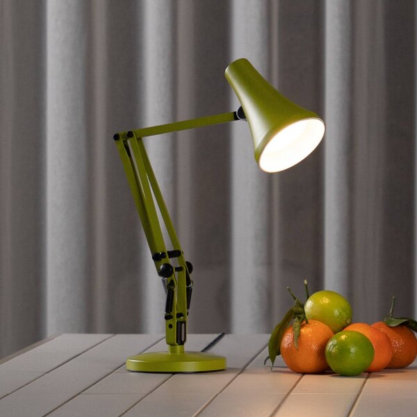 Anglepoise Lampa stołowa 90 MINI VIVID, możliwość ściemniania, zielony, biuro, aluminium, industrialny
