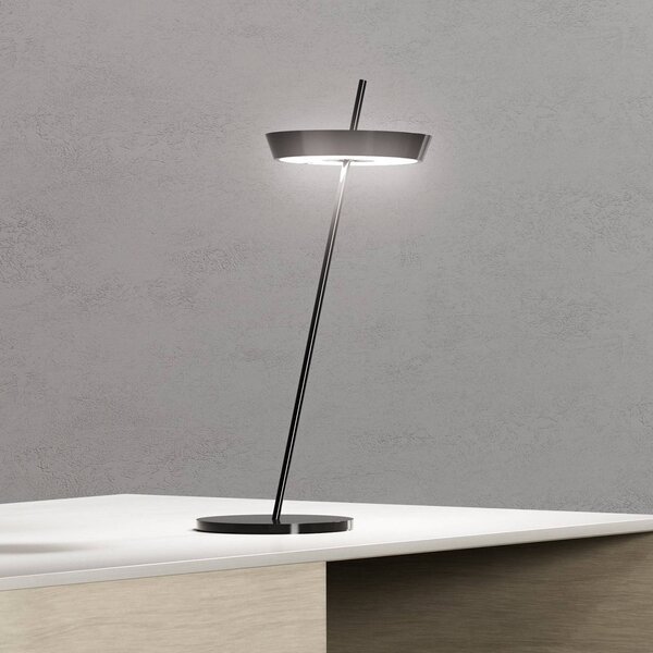 Sigor Lampa stołowa LED Mahina, możliwość ściemniania, czarny, salon / jadalnia, aluminium, nowoczesny