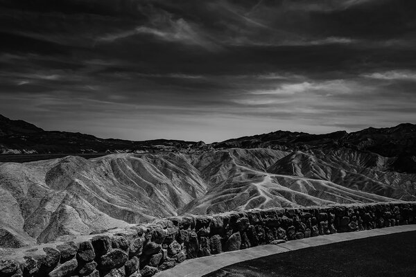 Fototapeta czarno-biały Park Narodowy Death Valley