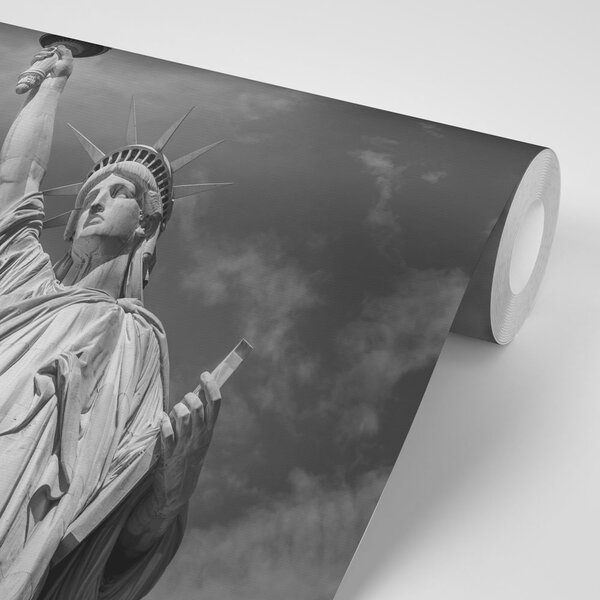 Fototapeta Statua Wolności w czerni i bieli