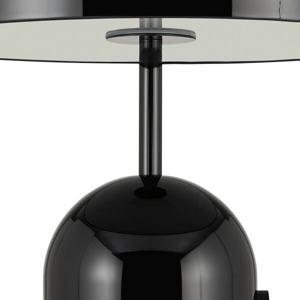 Tom Dixon Lampa stołowa design Bell, możliwość ściemniania, czarny, salon / jadalnia, metal, design