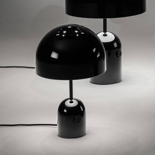 Tom Dixon Lampa stołowa design Bell, możliwość ściemniania, czarny, salon / jadalnia, metal, design
