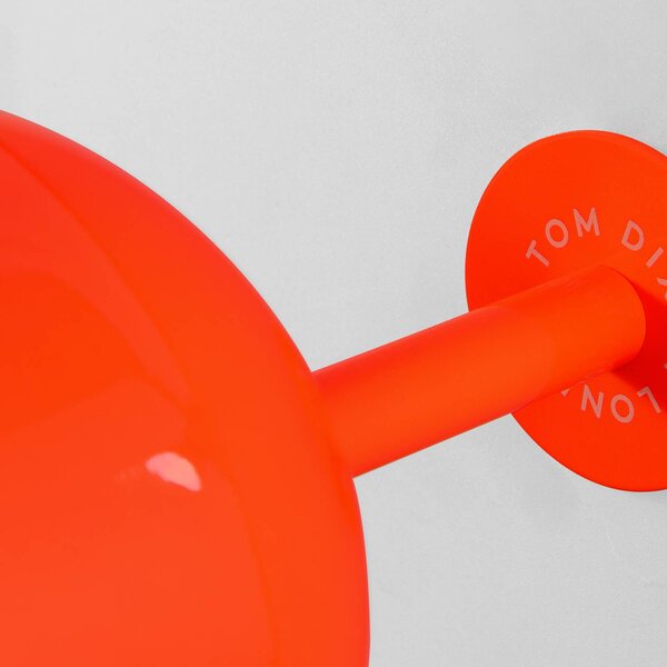 Tom Dixon Lampa stołowa design Bell, możliwość ściemniania, czerwony, salon / jadalnia, metal, design