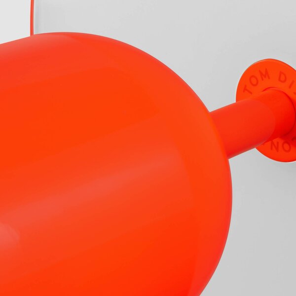 Tom Dixon Lampa stołowa design Bell, możliwość ściemniania, czerwony, salon / jadalnia, metal, design