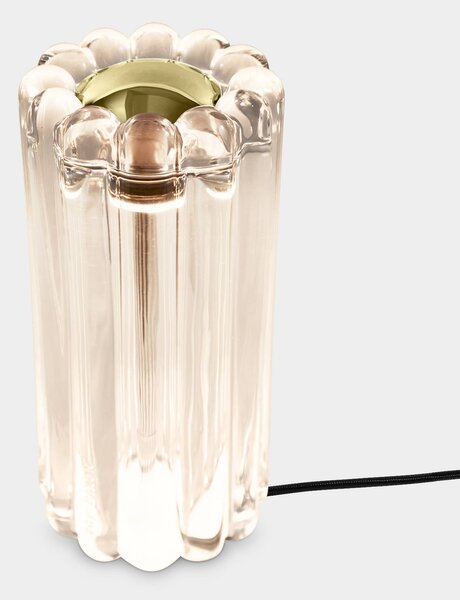 Tom Dixon Lampa stołowa design Press, możliwość ściemniania, przezroczysty / transparentny, salon / jadalnia, szkło, design