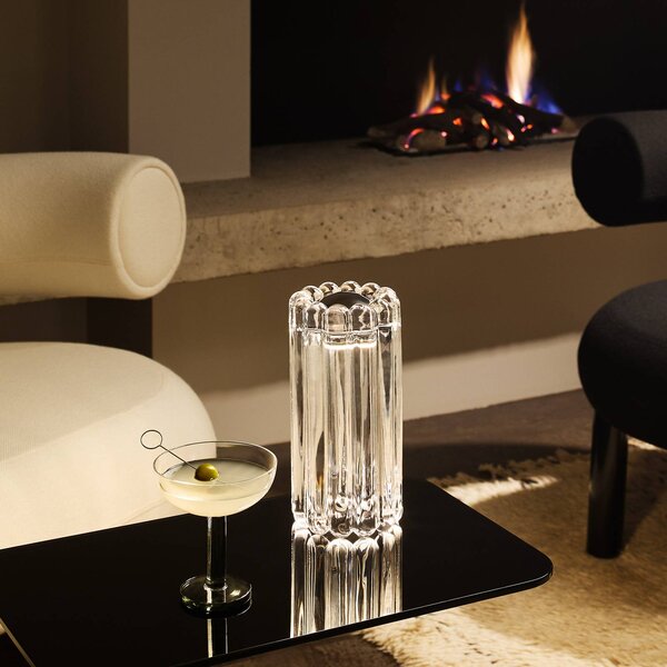 Tom Dixon Lampa stołowa design Press, możliwość ściemniania, przezroczysty / transparentny, salon / jadalnia, szkło, design