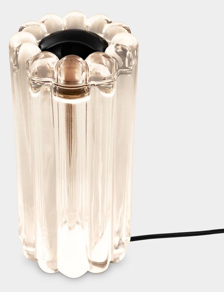 Tom Dixon Lampa stołowa design Press, możliwość ściemniania, przezroczysty / transparentny, salon / jadalnia, szkło, design