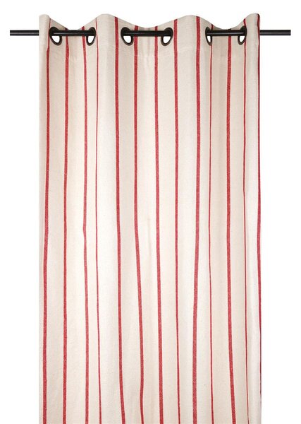 Zasłona bawełniana w paski TROPE, 135 x 260 cm