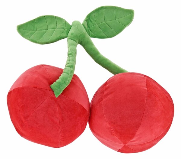 Poduszka dekoracyjna CHERRY 50x43 cm, czerwona