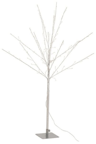 Świecąca choinka świąteczna SILVER GLOW 56×56×100 cm, srebrna