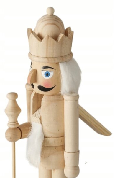 Drewniany dziadek do orzechów ROYAL GUARD 38 cm, drewno naturalne