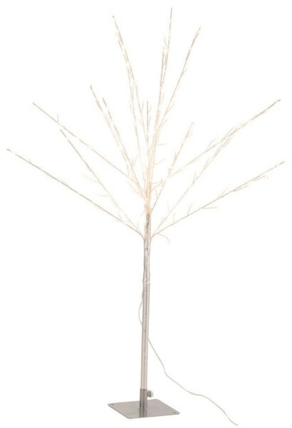 Świecąca choinka świąteczna SILVER GLOW 56×56×100 cm, srebrna