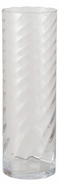 Szklany cylindryczny wazon BILA, 45 cm