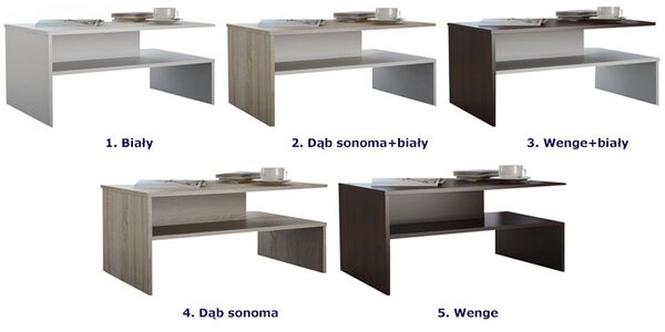 Dwupoziomowa ława kawowa wenge M9-A92