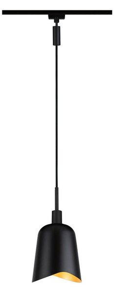Paulmann Klosz lampy URail Alvaro czarno-złoty DecoSystems, czarny, salon / jadalnia, metal, nowoczesny